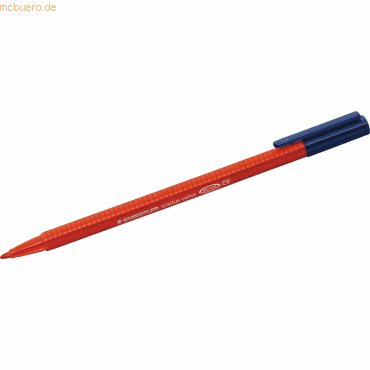 4007817323052 - STAEDTLER Fasermaler triplus color dreieckig rot Minenstärke 10 mm drucksichere Spitze DRY-SAFE (323-2)