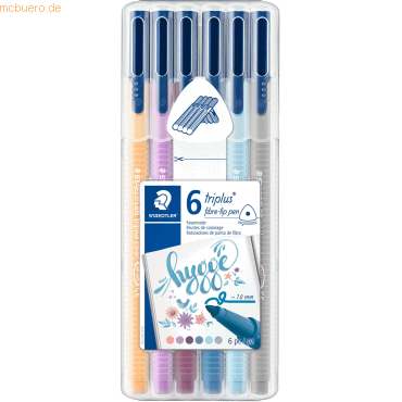 4007817077245 - 10 x Fasermaler triplus color ca 10mm -Hygge- VE=6 Farben 4007817077245 - 10 x Fasermaler triplus color ca 10mm -Hygge- VE=6 Farben