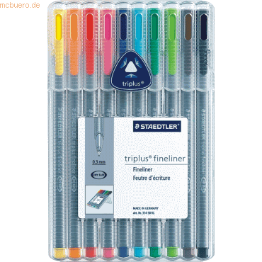 Staedtler Fineliner triplus 0,3mm 10-er Box