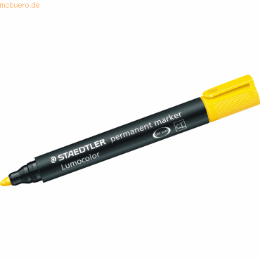 4007817321553 - 10 x Marker Lumocolor permanent 2mm gelb