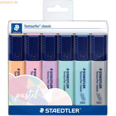 4007817063583 - textsurfer classic 364 4er-Pack Textmarker - schnell trocknend - Strichstärke ca 1 - 5mm - farblich sortiert