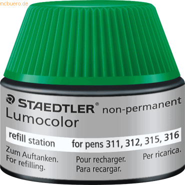 4007817485057 - STAEDTLER 487155 - Nachfüllstation Lumocolor non-permanent Universalstifte grün