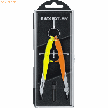 Staedtler Präzisions-Geometriezirkel Mars Comfort Neon gelb/orange