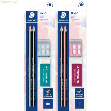 4007817082928 - 8 x Schreibgeräteset Noris 118 Pastel Line HB VE=2 Bleistift