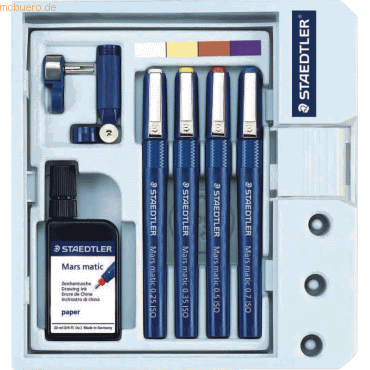 Staedtler Tuschezeichner Mars matic 0,25-0,7 im Set