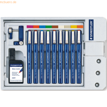 4007817700563 - Tuschefüller-Set Marsmatic Arbeitskassette 01-12mm VE=9 St