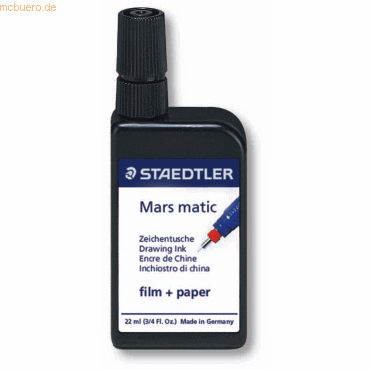 4007817700730 - 10 x Zeichentusche Mars matic für Papier und Folie 22 ml sch 4007817700730 - 10 x Zeichentusche Mars matic für Papier und Folie 22 ml sch