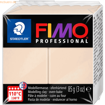 4007817096635 - 4 x Modelliermasse Fimo professional Kunststoff 85g beige