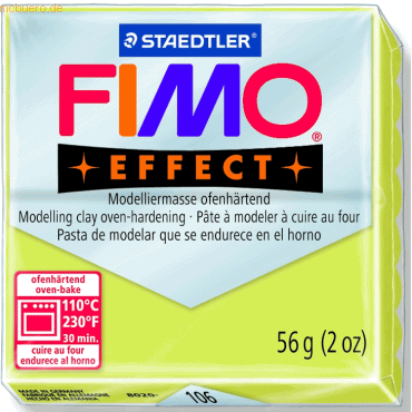 4007817802281 - 6 x Modelliermasse Fimo effect Kunststoff 56 g citrin Normal