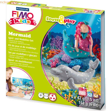 Staedtler Modelliermasse Fimo Kids Form & Play Mermaid