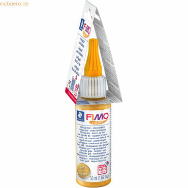 4007817053355 - 6 x Flüssiggel Fimo liquid ofenhärtend 50ml gold 4007817053355 - 6 x Flüssiggel Fimo liquid ofenhärtend 50ml gold