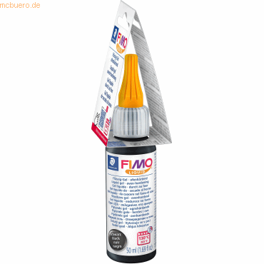 4007817053379 - 6 x Flüssiggel Fimo liquid ofenhärtend 50ml schwarz 4007817053379 - 6 x Flüssiggel Fimo liquid ofenhärtend 50ml schwarz