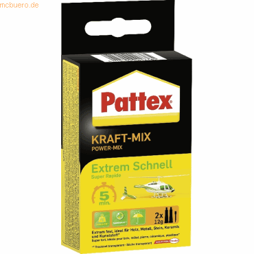 4015000417365 - KRAFT-MIX POWER-MIX Extrem Schnell 2 Komponenten-Kleber 240 g