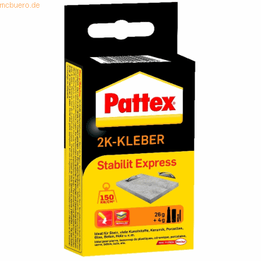 Pattex Zwei-Komponenten-Acrylatkleber Stabilit-Express 30g