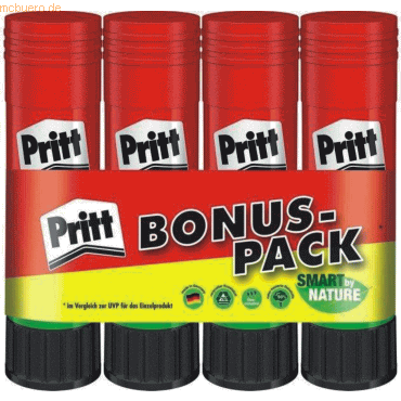 Pritt Klebestift lösungsmittelfrei Multipack 4x 43g