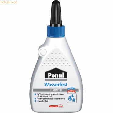 Ponal Holzleim Wasserfest Flasche 120g