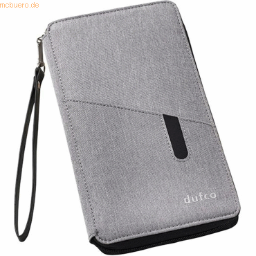 7612176079761 - Reisebrieftasche mit Powerbank grau