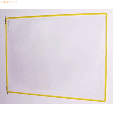 Tarifold Sichttafel A3 quer gelb 10 Stück mit 5 Aufsteckreitern 50mm