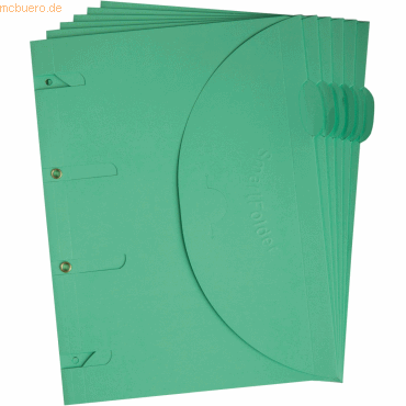 3770001624174 - Ordnungsmappe Smartfolder A4 Standard grün VE=100 Stück