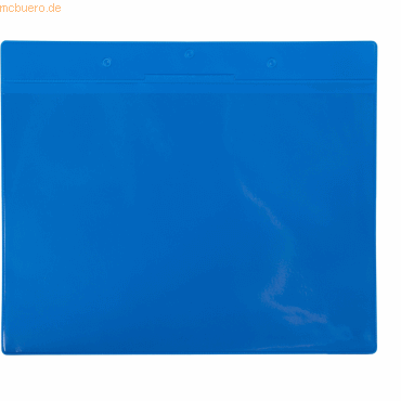 3377991620416 - Kennzeichnungshülle A4 quer blau magnetisch PVC VE=10 Stü