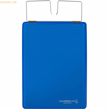 3377991652011 - Kennzeichnungshülle A5 blau PVC mit Haltedraht VE=10 Stüc