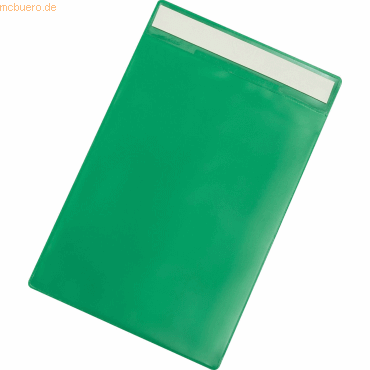 Tarifold Kennzeichnungshülle A4 hoch PVC selbstklebend grün VE=10 Stüc