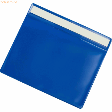 Tarifold Kennzeichnungshülle A4 quer PVC selbstklebend blau VE=10 Stüc