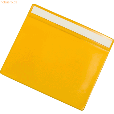 Tarifold Kennzeichnungshülle A4 quer PVC selbstklebend gelb VE=10 Stüc