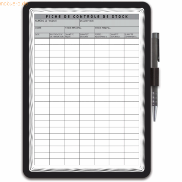 3377991941177 - Djois Magneto DIN A4 Inforahmen Selbstklebend Schwarz PP PVC 194117 23 (B) x 02 (T) x 317 (H) cm