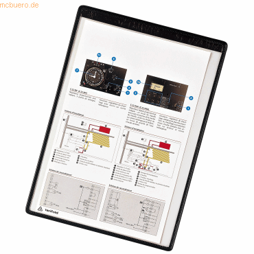 3377991946073 - 457315 Sichttafel din A4 für Metalloberflächen - Tarifold