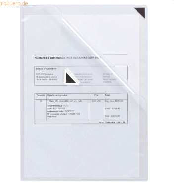 Tarifold Sichthülle Kang Easy Clic A4 antimikrobiell PVC selbsthaftend