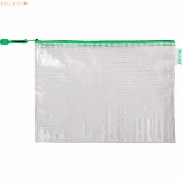 Tarifold Reißverschlusstasche PVC grün A4 330x240mm VE=8 Stück