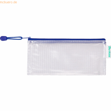 Tarifold Reißverschlusstasche PVC blau DL 250x215mm VE=8 Stück