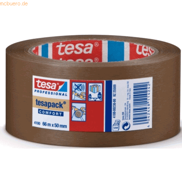 36 x Tesa Packband tesapack 66mx50mm PVC braun