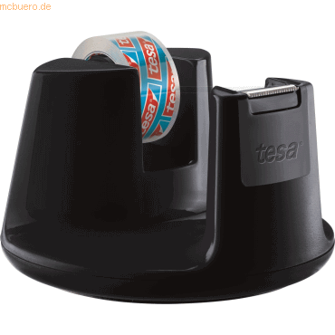 8 x Tesa Tischabroller Easy Cut Compact 33mx19mm schwarz gefüllt