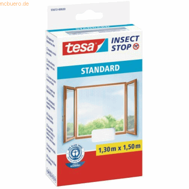24 x Tesa Fliegengitter tesa Insect Stop Standard für Fenster 1,30x1,5