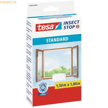 15 x Tesa Fliegengitter tesa Insect Stop Standard für Fenster 1,50x1,8