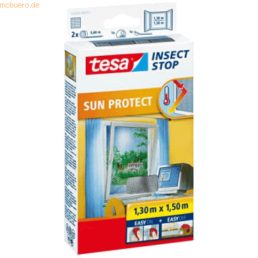 5 x Tesa Fliegengitter tesa Insect Stop für Fenster mit Sonnenschutz 1