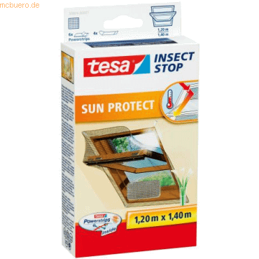 5 x Tesa Fliegengitter tesa Insect Stop für Dachfenster mit Sonnenschu