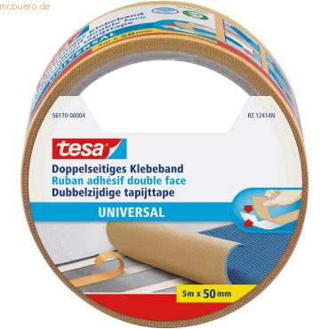 Tesa Klebeband Universal doppelseitig 5mx50mm