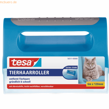 4042448892836 - 3 x Tierhaarroller Kunststoff blau