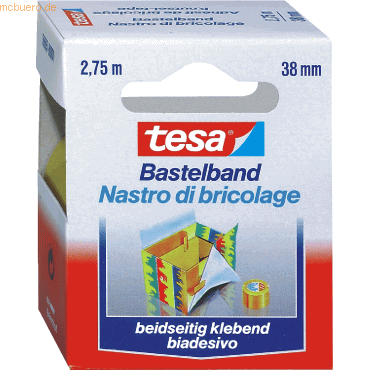 6 x Tesa Klebeband doppelseitig 2,75mx38mm