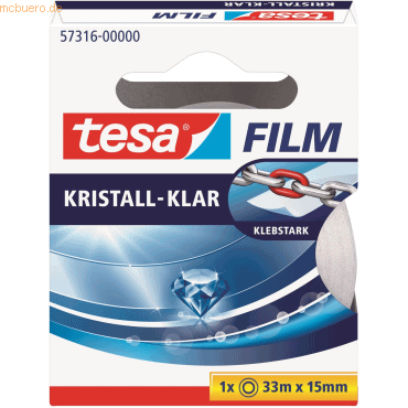 4042448039972 - tesa Film kristall-klar 15 mm x 33 m universeller Klebefilm aus PP-Folie reißfest (57316-00000-01) (57316-00000-01) 4042448039972 - tesa Film kristall-klar 15 mm x 33 m universeller Klebefilm aus PP-Folie reißfest (57316-00000-01) (57316-00000-01)