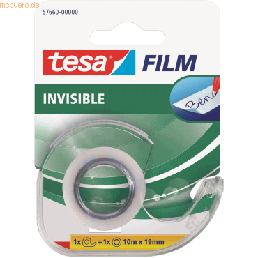 12 x Tesa Klebefilm tesafilm kristall-klar 15mmx10m 2 Rollen Blister