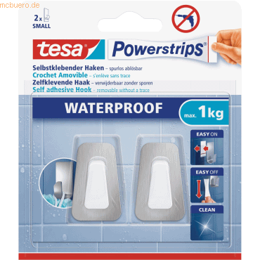 4042448392817 - 6 x Klebehaken Powerstrips Edelstahl Kunststoff S Tragfähigkeit 1 4042448392817 - 6 x Klebehaken Powerstrips Edelstahl Kunststoff S Tragfähigkeit 1
