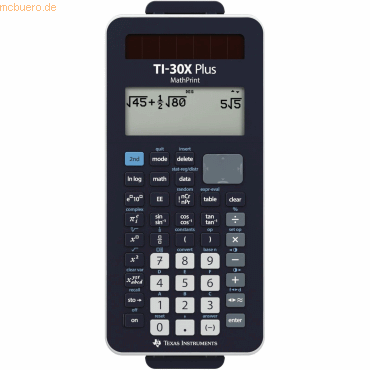 Texas Instruments Schulrechner Plus MathPrint TI-30x30XPLMP schwarz