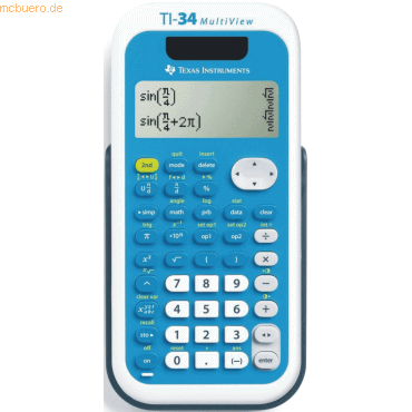 Texas Instruments Taschenrechner TI-34 MultiView wissenschaftlich