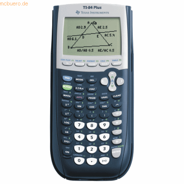 Texas Instruments Graphikrechner TI-84 Plus blau