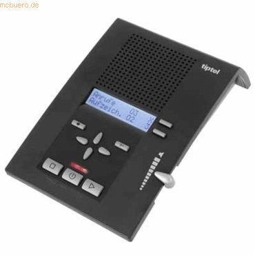 Tiptel Anrufbeantworter 309 clip grau