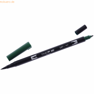 4901991901382 - 6 x Dual-Fasermaler ABT mit Rundspitze Pinselspitze hunter gree 4901991901382 - 6 x Dual-Fasermaler ABT mit Rundspitze Pinselspitze hunter gree